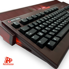 Asahi Amiga A1200 Case Akuma Red and Black Keycaps Bundle (NEW)