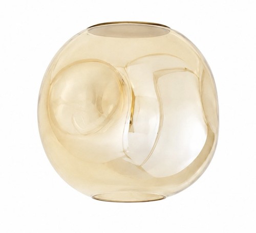 Amber glass replacement shade - amber,