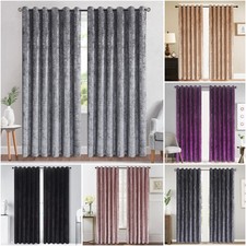 Luxury Crushed Velvet Curtains