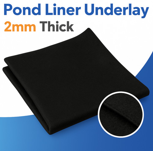 Pond liner underlay fabric - pond,