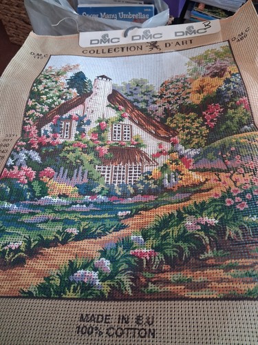 Dmc cottage tapestry canvas - dmc,