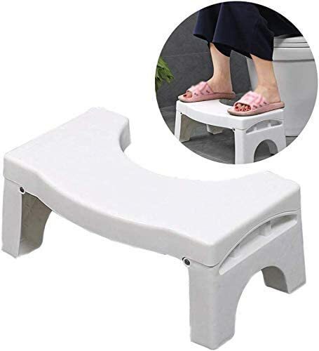 Folding toilet step stool - dm,