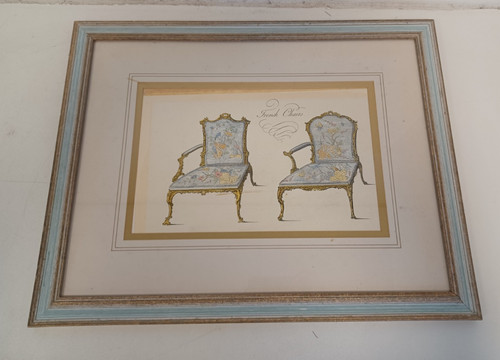 Framed thomas chippendale - thomas,