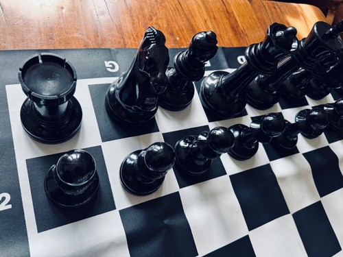 Giant outdoor chess - set,