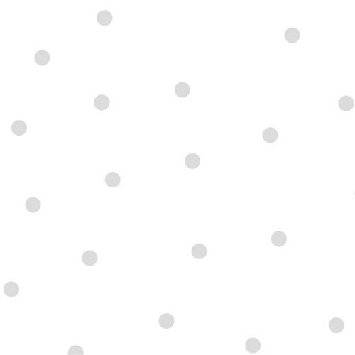 White dot cellophane hamper - dot,