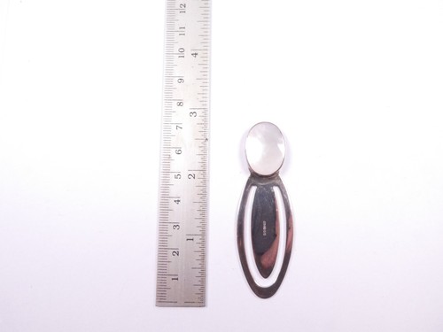 Silver sterling bookmark - silver, 925