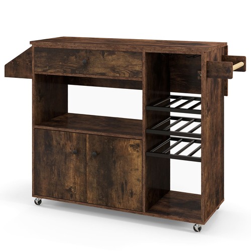 Mobile buffet serving cart - buffet,