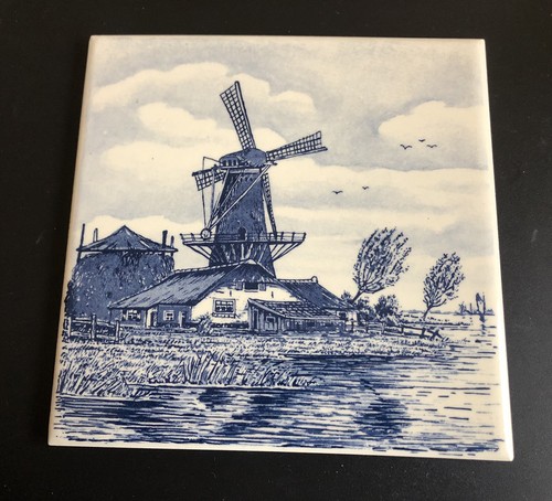 Vintage delft tile - vintage,