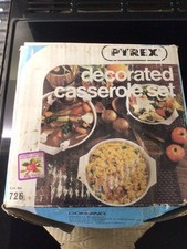 Set Of 3 Vintage JAJ Pyrex