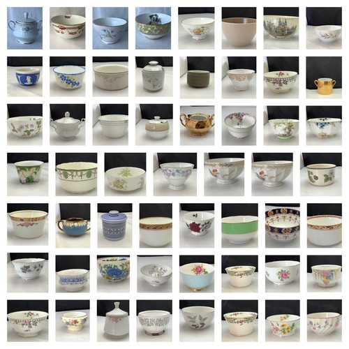 Vintage china sugar - sugar, bowl