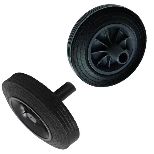 Wheelie bin axle kit rubber - axle,