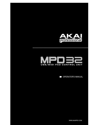 Akai mpd32 owners - akai,