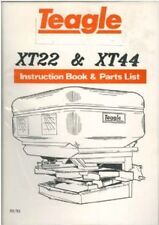 Teagle Fertiliser Spreader XT22 & XT44 Operators Manual with Parts List