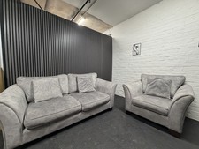 Sofa and armchair set grey - armchair,