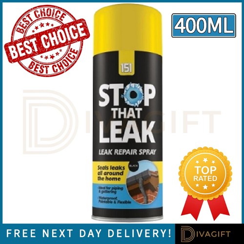 Leak repair spray gutter - leak,