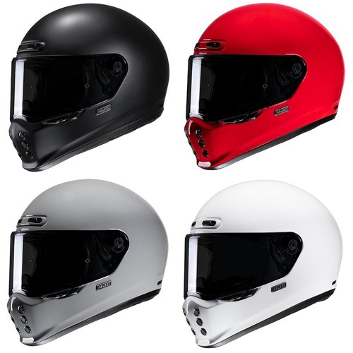 Hjc v10 plain vintage full - vintage,