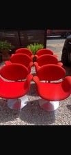 Six matching Tulip Chairs