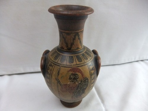 Vintage greek pottery - greek, hand