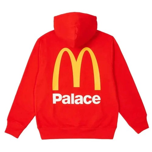 Palace mcdonalds logo hoodie - palace, x