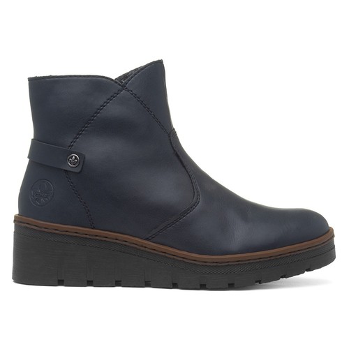 Rieker womens boots blue - rieker,
