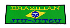 Brazilian Jiu Jitsu Patch (6”) Iron or Sew-on BJJ Badge Grappling Gi Kimono MMA