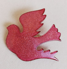 Lea Stein Dove brooch in perfect condition. Never worn