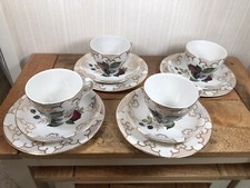 4x Vintage Aynsley Bone China