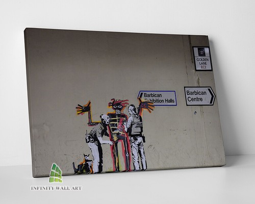 Banksy barbican graffiti - banksy,