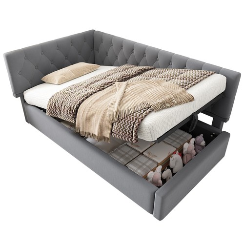 3ft single velvet daybed - single,