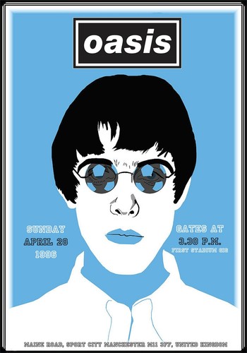 Oasis poster 1996 - 1996, maine