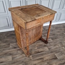 Antique Wooden Pine Library