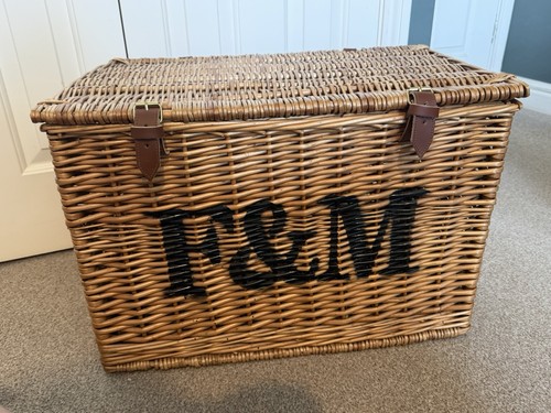 Fortnum and mason large wicker - and,