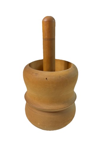 Antique wooden hand turned - hand,