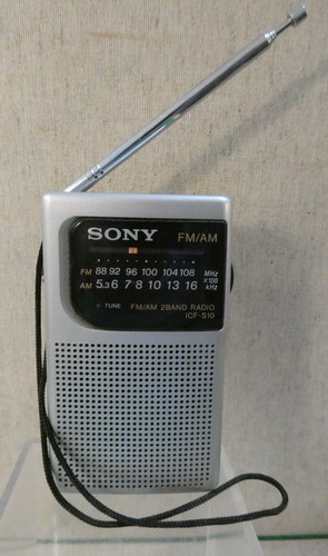 Vintage sony icf s10 pocket - sony, icf-s10