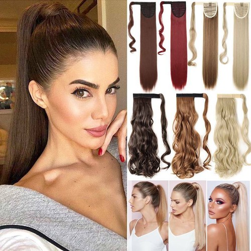 Real hair ponytail - ponytail, clip