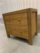 Laura Ashley Brompton Freestanding Oak Bedside Cabinet / Lamp Table - Needs TLC