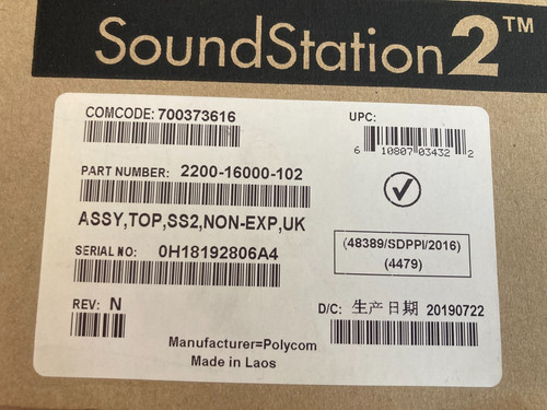 New boxed polycom soundstation - new,