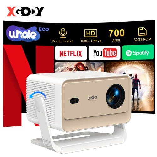 Xgody projector 700 ansi - 4k,