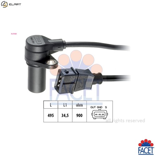 Sensor crankshaft pulse - crankshaft, 9.0160