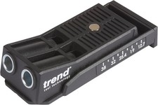 Trend Twin Pocket Hole Jig with HSS Drill Bit & Depth Setting Collar