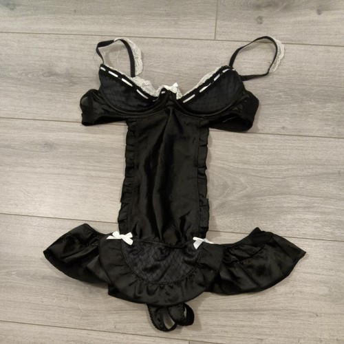 Ann summers black satin - ann,