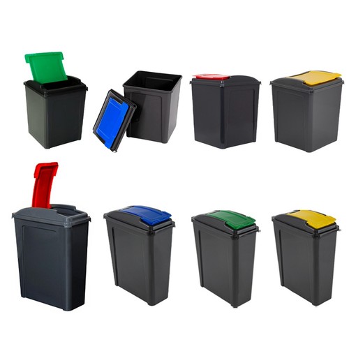 25l 50l plastic recycle bin - recycle,