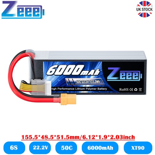 Zeee 6000mah lipo - 22.2v,
