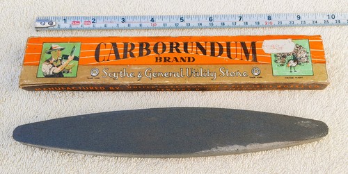 Vintage carborundum scythe - vintage,