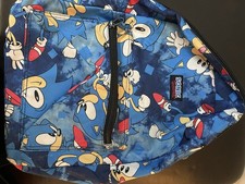 Sonic the Hedgehog Blue Multicoloured Bag Backpack for Kids and Grown-ups