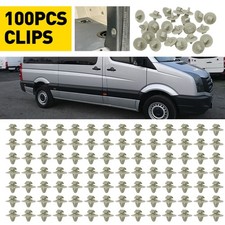100x Clips Fit Mercedes Sprinter Exterior Side Moulding Door Plastic Trim Panel
