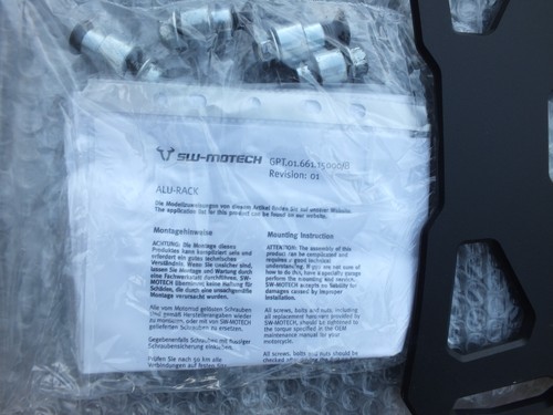 Motech alu rack for honda - alu,