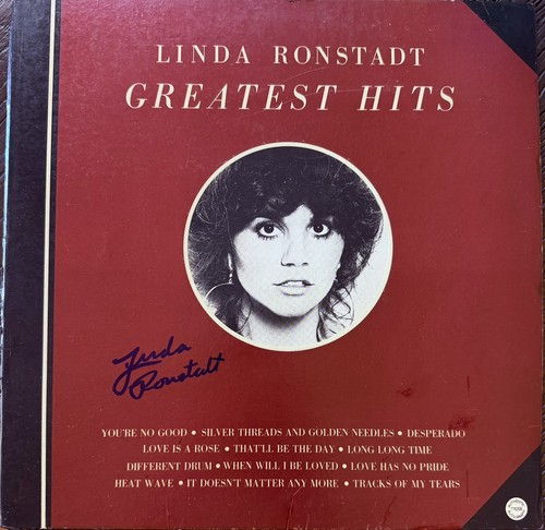 Rare linda ronstadt signed - rare,