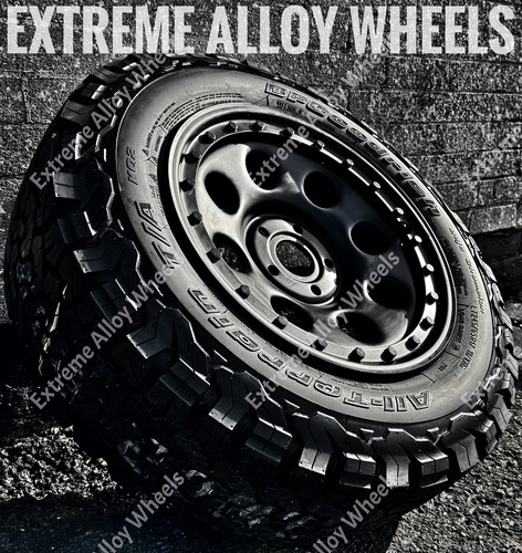 Black steel alloy wheels - steel,