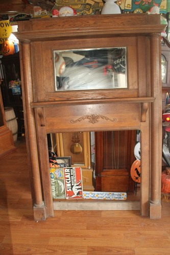 Antique 1890 tiger - ca., oak